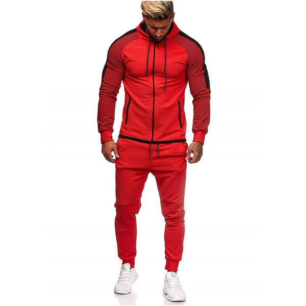 men's tracksuits large stripe splicing casual suit sportswear wear fall / winter 2021, Gray
men's tracksuits large stripe splicing casual suit sportswear wear fall / winter 2021, Gray