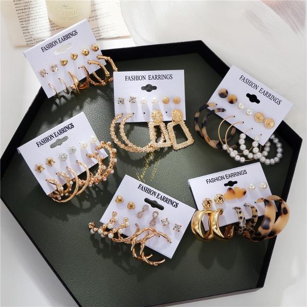 hoop & huggie trendy exquisite pearl beaded earrings set for women geometric acrylic circle of jewelry, Golden;silver
hoop & huggie trendy exquisite pearl beaded earrings set for women geometric acrylic circle of jewelry, Golden;silver