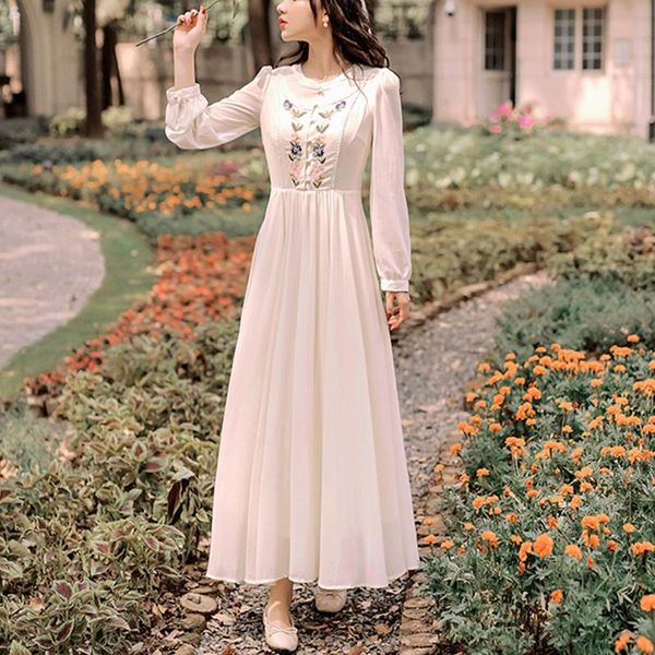 casual dresses yamdi 2021 vintage party spring summer long dress woman runway elegant women boho sleeve embroidery pacthwork robe, Black;gray
casual dresses yamdi 2021 vintage party spring summer long dress woman runway elegant women boho sleeve embroidery pacthwork robe, Black;gray