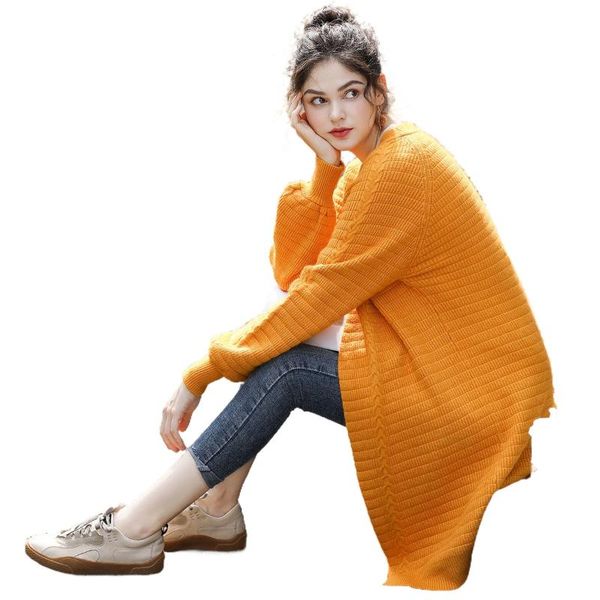 women's knits & tees knitted cardigan jacket spring and autumn 2021 mid-length loose sweater outer wear all-match top, White
women's knits & tees knitted cardigan jacket spring and autumn 2021 mid-length loose sweater outer wear all-match top, White