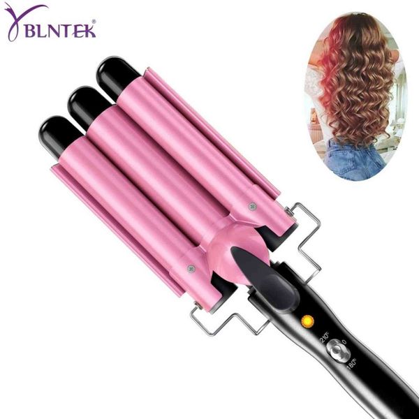 yblntek hair curler professional curling iron 20 25 32 mm ceramic triple barrel styler waver styling tools
yblntek hair curler professional curling iron 20 25 32 mm ceramic triple barrel styler waver styling tools