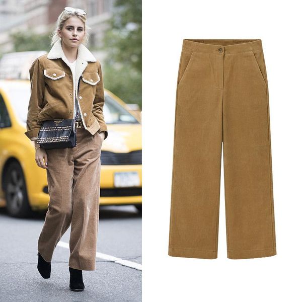 women's pants & capris autumn winter thick warm corduroy wide leg office trousers casual loose solid women streetwear female -6xl, Black;white
women's pants & capris autumn winter thick warm corduroy wide leg office trousers casual loose solid women streetwear female -6xl, Black;white