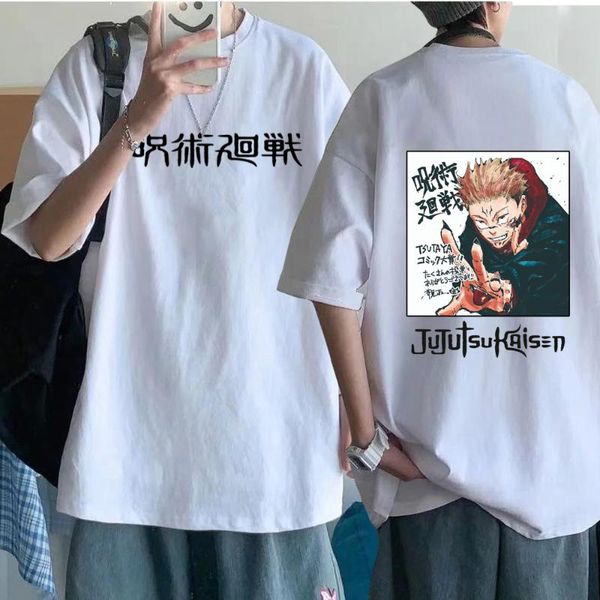 women's t-shirt jujutsu kaisen t shirt women cartoon japanese kawaii summer funny yuji itadori tees, White
women's t-shirt jujutsu kaisen t shirt women cartoon japanese kawaii summer funny yuji itadori tees, White