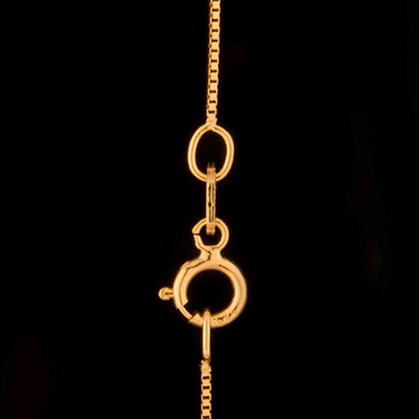 10k/14k18k yellow gold chain pure gold chain 18 inch thin box chain necklace, Silver
10k/14k18k yellow gold chain pure gold chain 18 inch thin box chain necklace, Silver