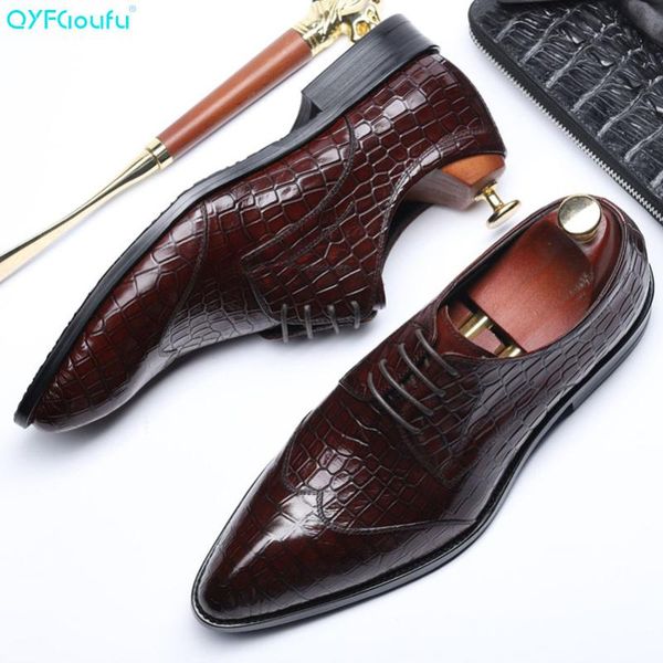 dress shoes qyfcioufu classic men's formal derby office genuine leather handmade wedding party flats pointed toe crocodile, Black
dress shoes qyfcioufu classic men's formal derby office genuine leather handmade wedding party flats pointed toe crocodile, Black