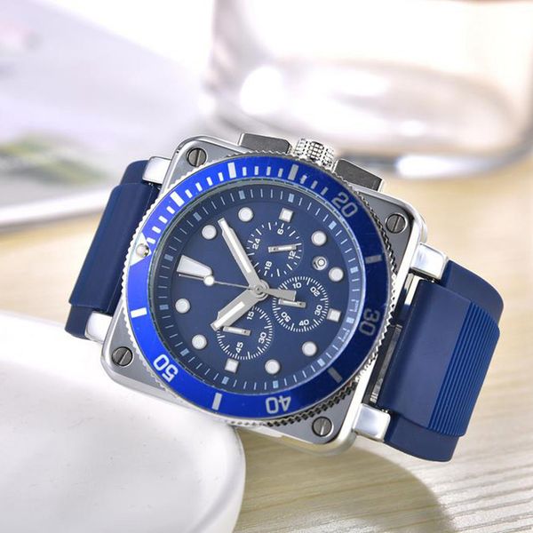 sale mens watches all dial work quartz movement watch chronometre br03 wristwatch rubber strap waterproof analog wristwatches montre de luxe, Slivery;brown
sale mens watches all dial work quartz movement watch chronometre br03 wristwatch rubber strap waterproof analog wristwatches montre de luxe, Slivery;brown