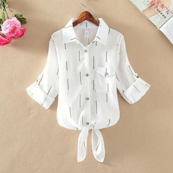 women's blouses & shirts spring summer fashion striped five-pointed star casual lightweight single breasted woman long sleeve, White
women's blouses & shirts spring summer fashion striped five-pointed star casual lightweight single breasted woman long sleeve, White