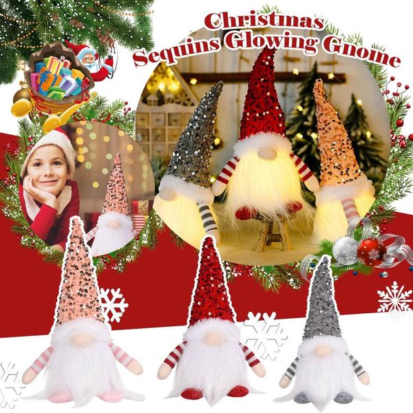 christmas decorations gnomes sequin cap rudolph led light plush knitted santa doll handmade xmas dwarf figurines decoration
christmas decorations gnomes sequin cap rudolph led light plush knitted santa doll handmade xmas dwarf figurines decoration