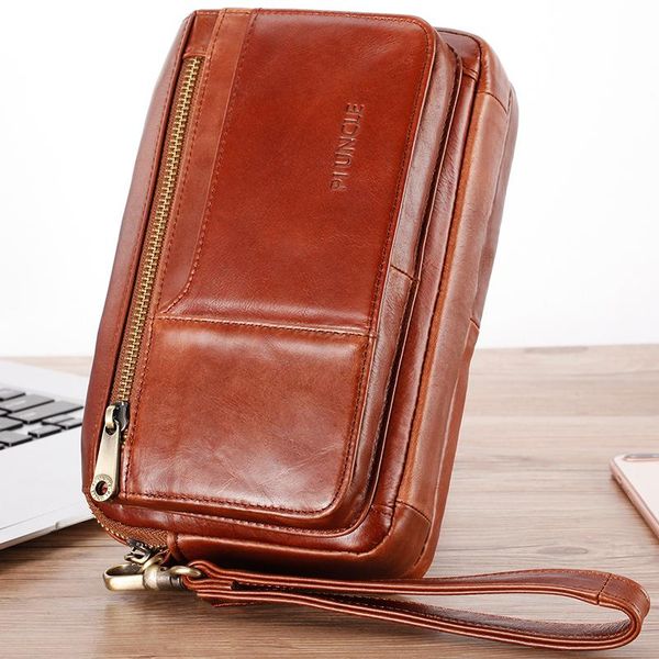 wallets men's clutch wallet genuine leather male business double zip purse money bag mobile phone case pouch, Red;black
wallets men's clutch wallet genuine leather male business double zip purse money bag mobile phone case pouch, Red;black