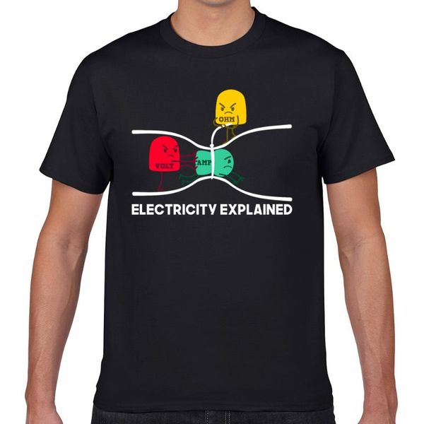 men's t-shirts t shirt men electricity explained funny harajuku geek print male tshirt, White;black
men's t-shirts t shirt men electricity explained funny harajuku geek print male tshirt, White;black