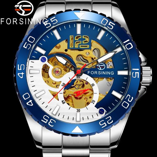 wristwatches forsining automatic mechanical wristwatch military male clock stainless steel skeleton fashion man watch 8225, Slivery;brown
wristwatches forsining automatic mechanical wristwatch military male clock stainless steel skeleton fashion man watch 8225, Slivery;brown