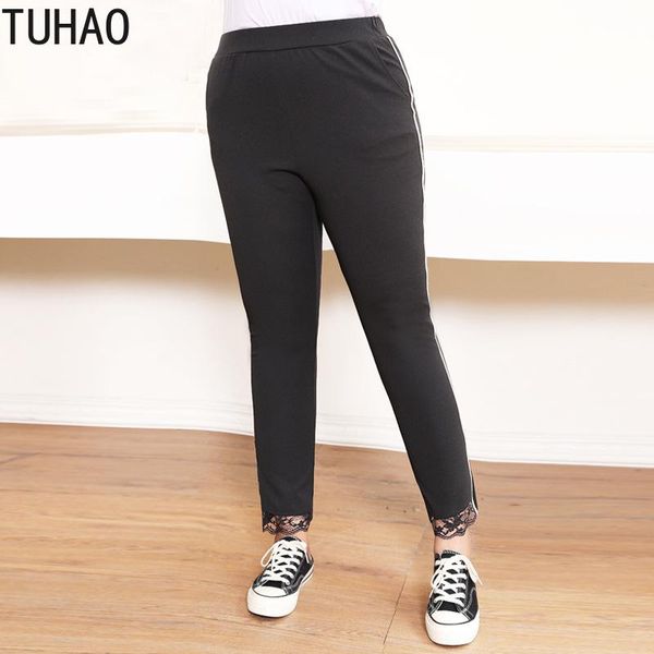 women's pants & capris tuhao 2021 large size 10xl 8xl 6xl casual elastic waist female autumn winter black active trousers lace wm24, Black;white
women's pants & capris tuhao 2021 large size 10xl 8xl 6xl casual elastic waist female autumn winter black active trousers lace wm24, Black;white
