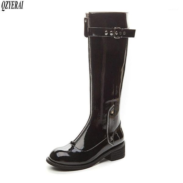 boots qzyerai winter genuine leather knee women motorcycle female front zipper warm shoes1, Black
boots qzyerai winter genuine leather knee women motorcycle female front zipper warm shoes1, Black
