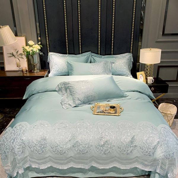 bedding sets light green luxury 60s egyptian cotton princess girl lace set size duvet cover bed sheet linen 4pcs pillowcase
bedding sets light green luxury 60s egyptian cotton princess girl lace set size duvet cover bed sheet linen 4pcs pillowcase