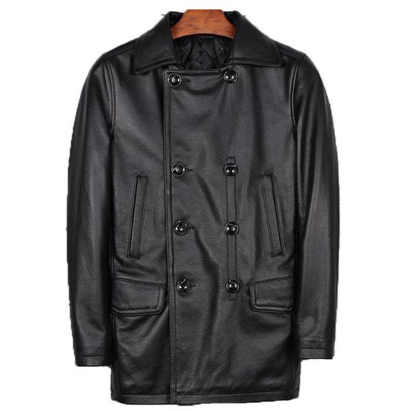 men's leather & faux 2021 black genuine jacket men double breasted casual style plus size 5xl real natural cowhide autumn slim fit pea
men's leather & faux 2021 black genuine jacket men double breasted casual style plus size 5xl real natural cowhide autumn slim fit pea