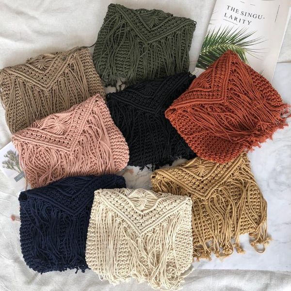 evening bags female bohemian summer teenager fashion beach shoulder bag boho style knit handbag thread tassel crossbody shopping
evening bags female bohemian summer teenager fashion beach shoulder bag boho style knit handbag thread tassel crossbody shopping