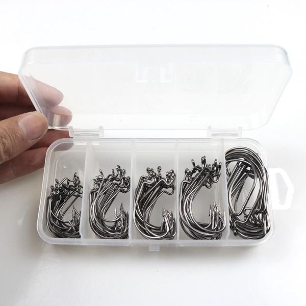 fishing hooks 50pcs/lot hook set carbon steel carp crank with box soft worm lure barbed tackles 2021
fishing hooks 50pcs/lot hook set carbon steel carp crank with box soft worm lure barbed tackles 2021