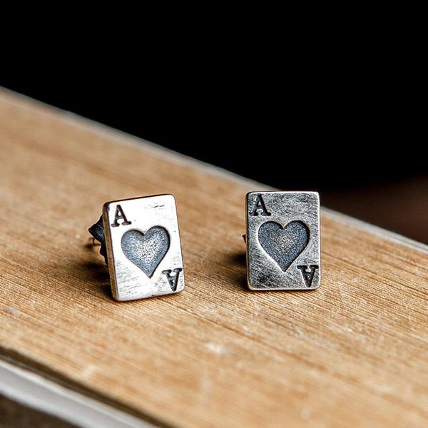stud s925 sterling silver cool creative red heart poker earrings all-match ear jewelry, Golden;silver
stud s925 sterling silver cool creative red heart poker earrings all-match ear jewelry, Golden;silver