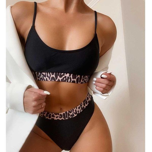 women's swimwear high waist bikini 2 piece set women leopard patchwork swimsuit bathing suits 2021 swimming brazil push up c62, White;black
women's swimwear high waist bikini 2 piece set women leopard patchwork swimsuit bathing suits 2021 swimming brazil push up c62, White;black