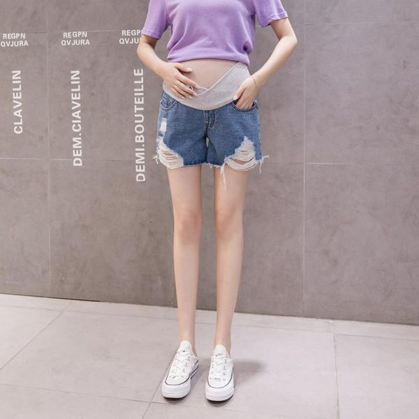 maternity bottoms pregnant denim shorts women summer thin 2021 pants loose wide legs word xuan ya, White
maternity bottoms pregnant denim shorts women summer thin 2021 pants loose wide legs word xuan ya, White