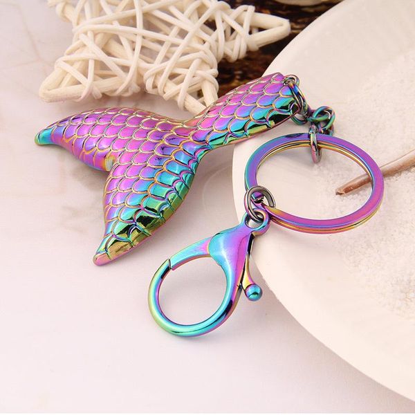 keychains xdpqq -selling colorful mermaid tail keychain metal car key ring creative small gift decoration, Silver
keychains xdpqq -selling colorful mermaid tail keychain metal car key ring creative small gift decoration, Silver