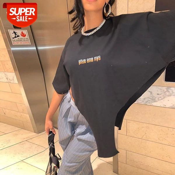 women's letter printed short sleeve t-shirt summer wild chic round neck creative triangle hem shirt for streetwear #jl3k, White
women's letter printed short sleeve t-shirt summer wild chic round neck creative triangle hem shirt for streetwear #jl3k, White