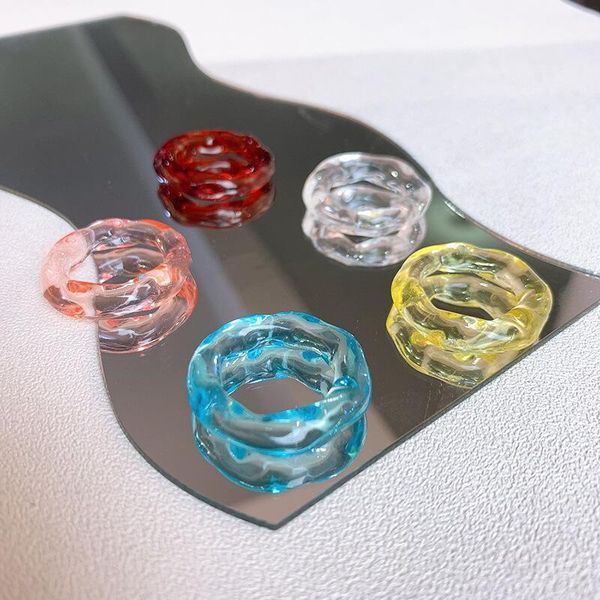 vintage color spiral ring for women korea cute transparent resin imitation rock acrylic rings fashion women accessories, Silver
vintage color spiral ring for women korea cute transparent resin imitation rock acrylic rings fashion women accessories, Silver