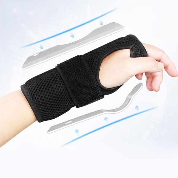 wrist support 1pcs breathable adjustable hand brace sport wristband safe steel splint thumb bandage wraps for men women, Black;red
wrist support 1pcs breathable adjustable hand brace sport wristband safe steel splint thumb bandage wraps for men women, Black;red