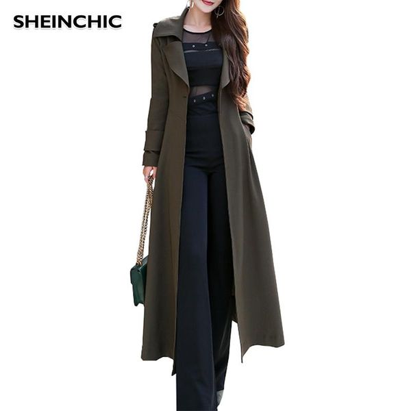 women's trench coats plus size -xxxl coat for women spring autumn fashion army green/black/red x-long single button abrigo mujer 2021, Tan;black
women's trench coats plus size -xxxl coat for women spring autumn fashion army green/black/red x-long single button abrigo mujer 2021, Tan;black
