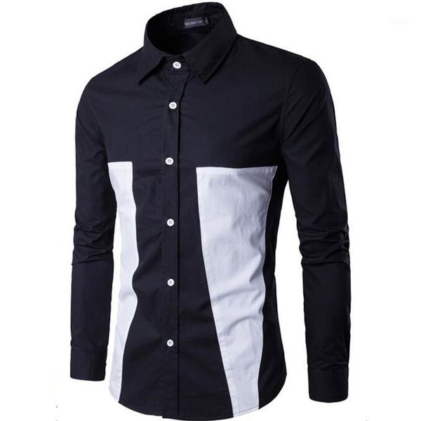 men's casual shirts 2021 spring autumn features men jeans shirt arrival long sleeve slim fit male cs66, White;black
men's casual shirts 2021 spring autumn features men jeans shirt arrival long sleeve slim fit male cs66, White;black