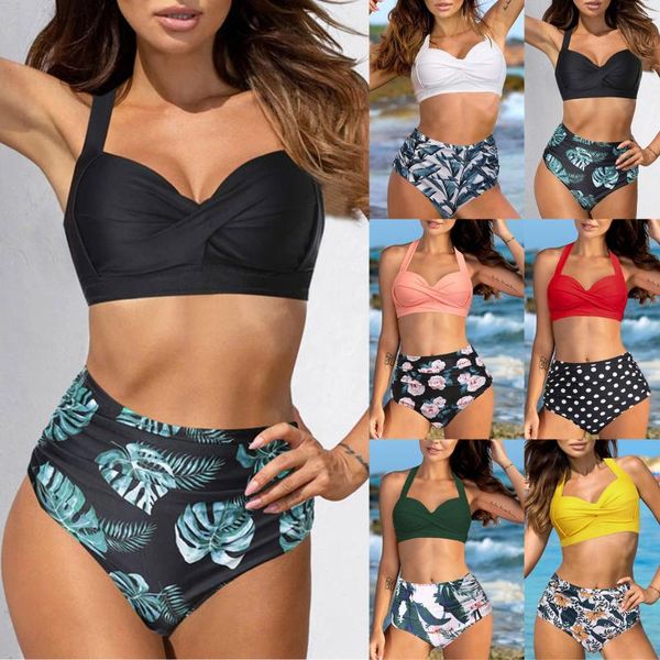 women's swimwear bikinis women 2021 print push-up padded bra beach bikini set swimsuit beachwear tankini biquini, White;black
women's swimwear bikinis women 2021 print push-up padded bra beach bikini set swimsuit beachwear tankini biquini, White;black