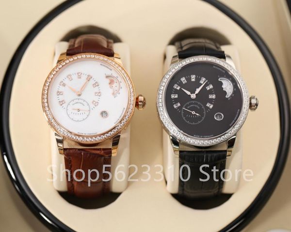 wristwatches romantic sun and moon star calendar watches fashion automatic mechanical luxury women leather strap chronograph watch, Slivery;brown
wristwatches romantic sun and moon star calendar watches fashion automatic mechanical luxury women leather strap chronograph watch, Slivery;brown