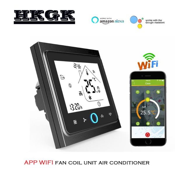 smart home control tuya 24vac 95-240vaqc fan coil wifi thermostatan with cooling&heating 2pipe 4pipe
smart home control tuya 24vac 95-240vaqc fan coil wifi thermostatan with cooling&heating 2pipe 4pipe