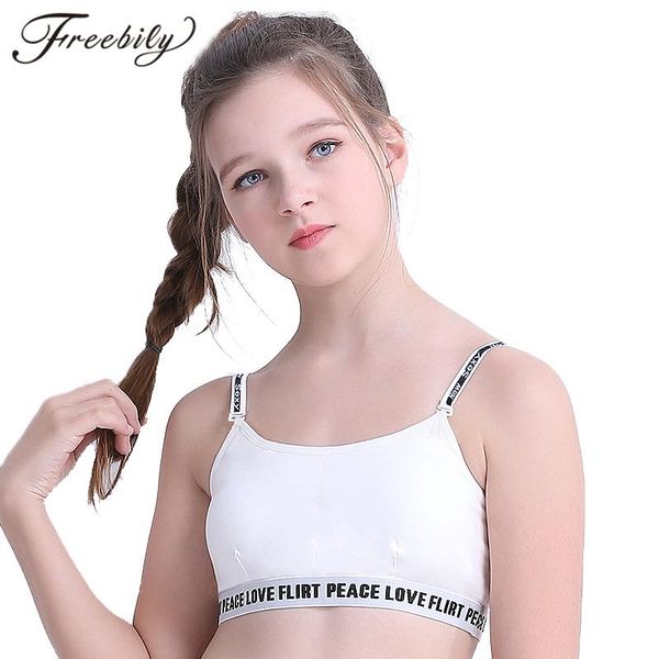 gym clothing teen girls sports bra underwear adjustable elastic shoulder straps kids with chest pad cotton young training, White;black
gym clothing teen girls sports bra underwear adjustable elastic shoulder straps kids with chest pad cotton young training, White;black
