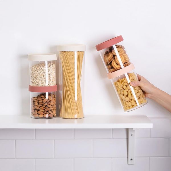storage bottles & jars container clear glass rice food preservation kitchen containers envase para cubiertos
storage bottles & jars container clear glass rice food preservation kitchen containers envase para cubiertos