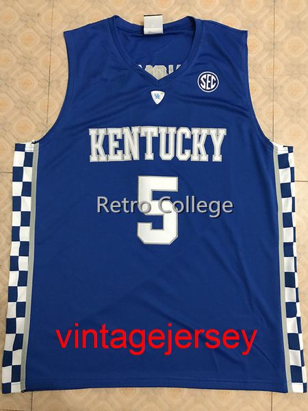 5 kevin knox ii kentucky wildcats embroidery stitching retro college basketball jersey customize any name and number xs-5xl 6xl, Black
5 kevin knox ii kentucky wildcats embroidery stitching retro college basketball jersey customize any name and number xs-5xl 6xl, Black