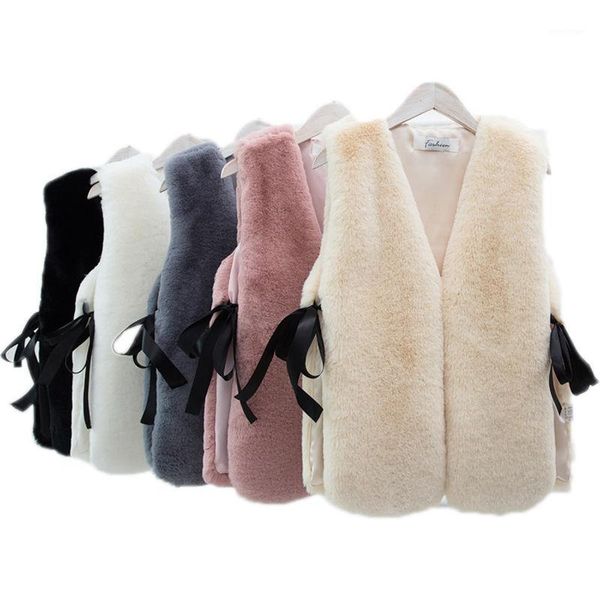women's fur & faux 2021 winter female vest coat woman warm white waistcoats jacket ladies sleeveless solid color outwears q154, Black
women's fur & faux 2021 winter female vest coat woman warm white waistcoats jacket ladies sleeveless solid color outwears q154, Black