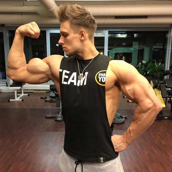 summer mens gyms tank bodybuilding cotton sleeveless brand fitness vest muscle male fashion leisure sling undershirt, White;black
summer mens gyms tank bodybuilding cotton sleeveless brand fitness vest muscle male fashion leisure sling undershirt, White;black