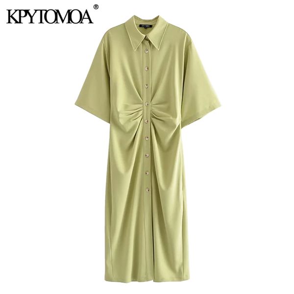 2021kpytomoa women 2021 chic fashion button-up draped midi shirt dress vintage short sleeve side zipper female dresses vestidos, Black;gray
2021kpytomoa women 2021 chic fashion button-up draped midi shirt dress vintage short sleeve side zipper female dresses vestidos, Black;gray