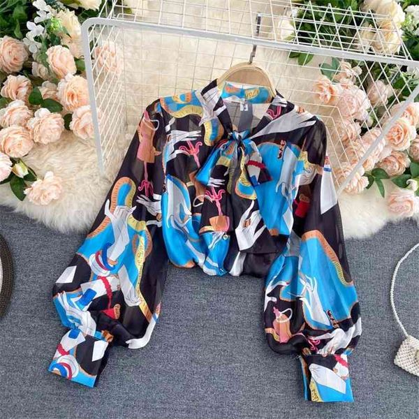 early autumn women's shirts cute cartoon printed european style blouse puff sleeve chiffon female blusa pl535 210730, White
early autumn women's shirts cute cartoon printed european style blouse puff sleeve chiffon female blusa pl535 210730, White