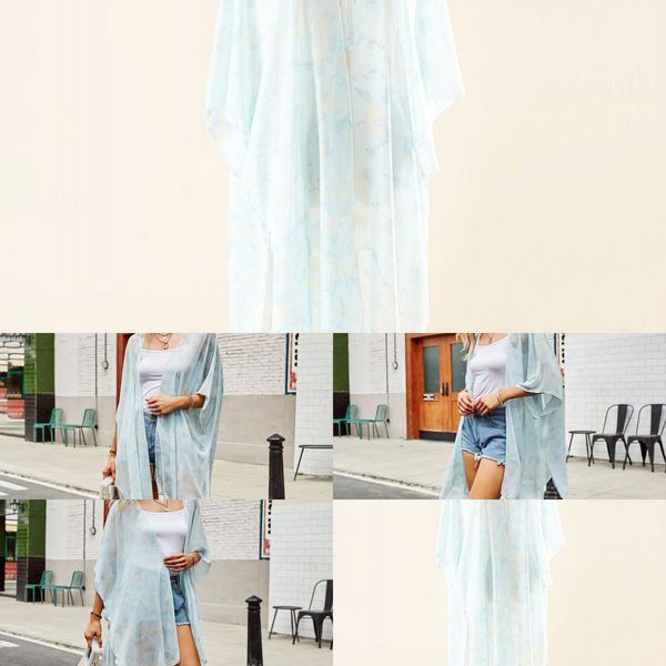 2021clothing women's swimwear with chiffon beach blouse sunscreen mid-length thin cardigan shawl seaside swimming women dresses summer, White;black
2021clothing women's swimwear with chiffon beach blouse sunscreen mid-length thin cardigan shawl seaside swimming women dresses summer, White;black