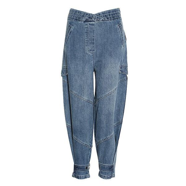 women's jeans bloomer pants for woman plus size cotton denim autumn spring harem casual high waist capris female trousers, Blue
women's jeans bloomer pants for woman plus size cotton denim autumn spring harem casual high waist capris female trousers, Blue