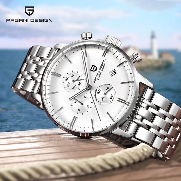 wristwatches pagani design men's watches movement quartz watch men waterproof business fashion clock man relogio masculino, Slivery;brown
wristwatches pagani design men's watches movement quartz watch men waterproof business fashion clock man relogio masculino, Slivery;brown