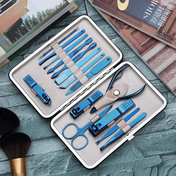 nail art kits 15pcs manicure cutters clipper set household blue stainless steel ear spoon clippers pedicure scissors tools
nail art kits 15pcs manicure cutters clipper set household blue stainless steel ear spoon clippers pedicure scissors tools
