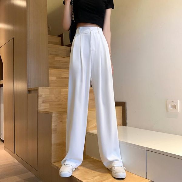 quality solid simple high waist straight pants woman leisure street elegant office lady elastic suit trousers mujer wide leg women's &, Black;white
quality solid simple high waist straight pants woman leisure street elegant office lady elastic suit trousers mujer wide leg women's &, Black;white