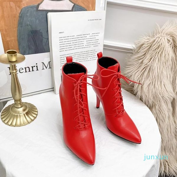wholesale-boots plus size pointed lace up women shoes ankle for ladies woman winter, Black
wholesale-boots plus size pointed lace up women shoes ankle for ladies woman winter, Black