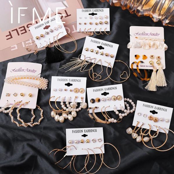 hoop & huggie if me fashion circle round pearl earrings set for women vintage bohemian crystal twisted brincos earring jewelry 2021, Golden;silver
hoop & huggie if me fashion circle round pearl earrings set for women vintage bohemian crystal twisted brincos earring jewelry 2021, Golden;silver
