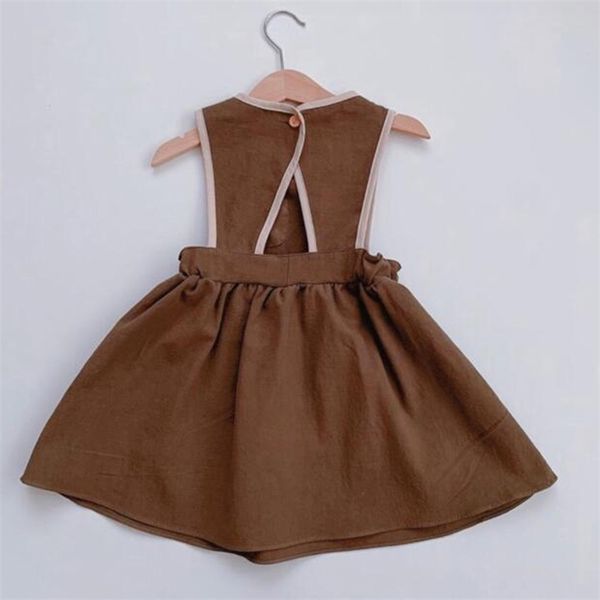 korean japan style kids dresses baby girls clothes linen cotton sleeveless summer retro princess dress 210521, Red;yellow
korean japan style kids dresses baby girls clothes linen cotton sleeveless summer retro princess dress 210521, Red;yellow