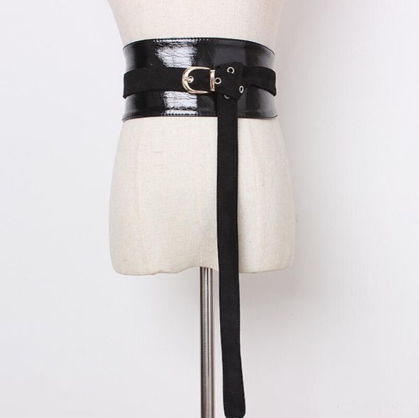 belts women's runway fashion patent pu leather cummerbunds female dress corsets waistband decoration wide belt r1986, Black;brown
belts women's runway fashion patent pu leather cummerbunds female dress corsets waistband decoration wide belt r1986, Black;brown