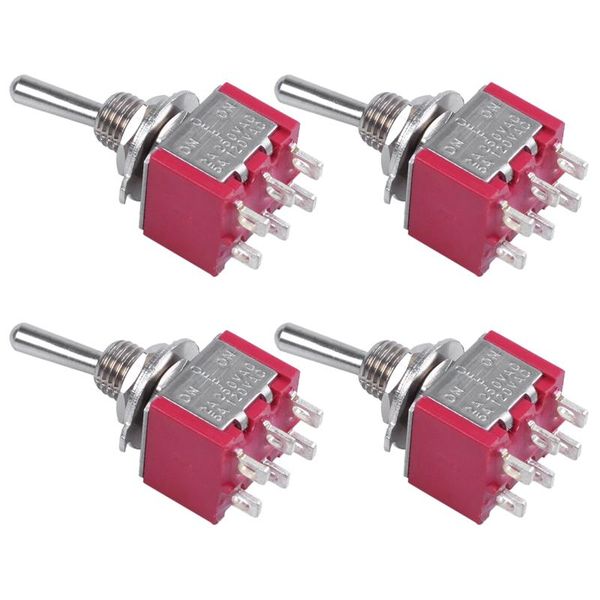 smart home control 4pcs ac 250v 2a 120v 5a 6 pin terminals on/off/on dpdt toggle switches
smart home control 4pcs ac 250v 2a 120v 5a 6 pin terminals on/off/on dpdt toggle switches